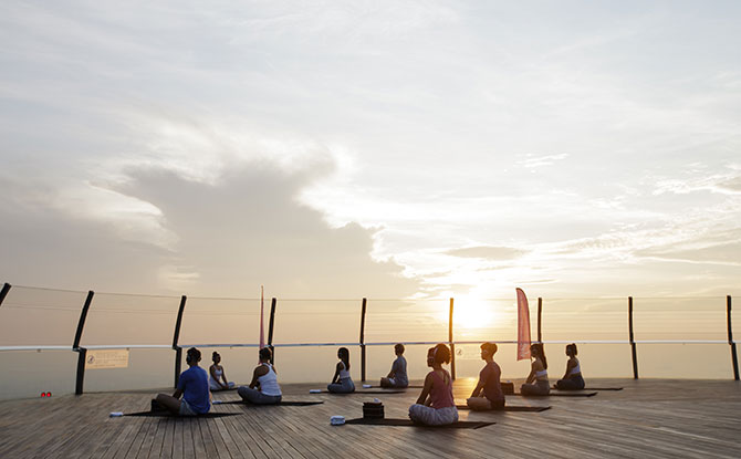 SkyPark Yoga Classes at Marina Bay Sands