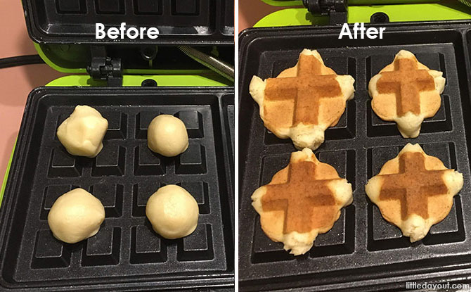 Jolly Mini Waffle Bites Recipe - Little Day Out