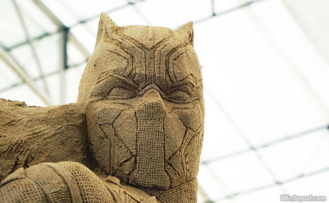 Amazing sand sculptures depict heroes of Disney, Pixar, Marvel and Star Wars