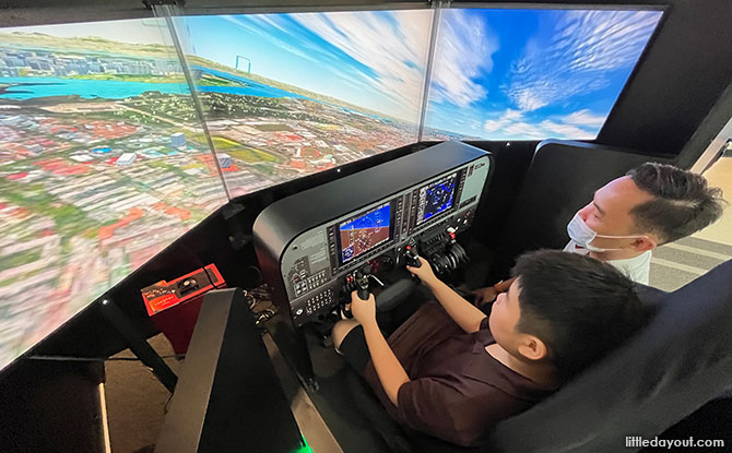 Take Flight At Changi Airport Aviation Experience: Pilot Through The Skies  In A Flight Simulator - Little Day Out