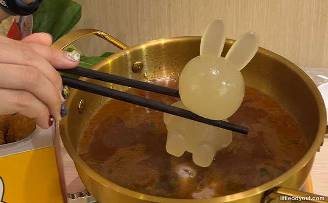 adorable Miffy-shaped collagen broth