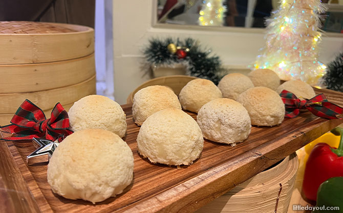 Baked Turkey Char Siew Snow Buns