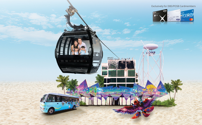 Enjoy 45% Off Sentosa Attractions with DBS & POSB Cards