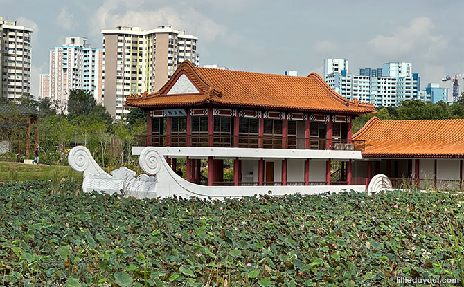 Stone Boat at Chinese Garden