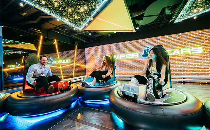 Timezone Bumper Cars