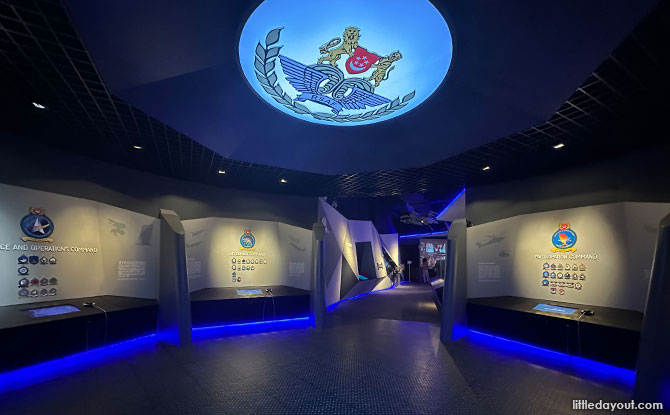Indoor Gallery of the Singapore Air Force Museum