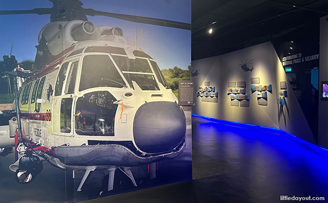 Super Puma Display at Air Force Museum