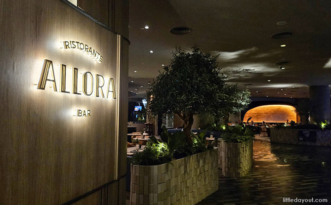 allora restaurant crowne plaza changi