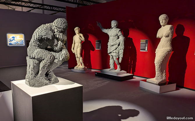 artistic masterpieces in LEGO at Art of the Brick