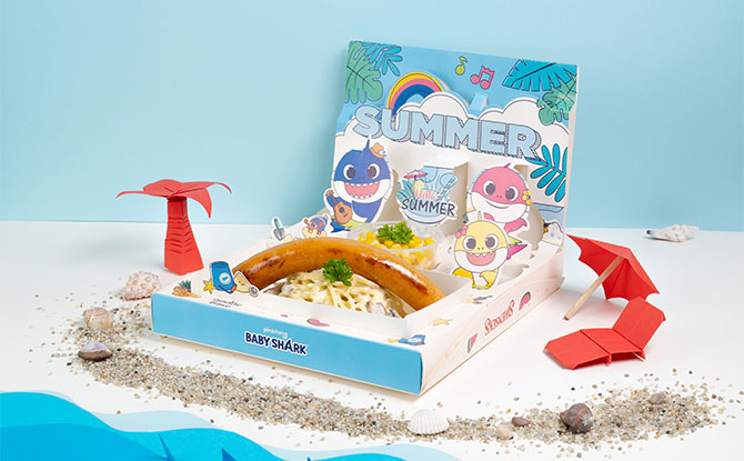 Baby Shark Pop Up Meal Box at Swensen's and Earle Swensen's