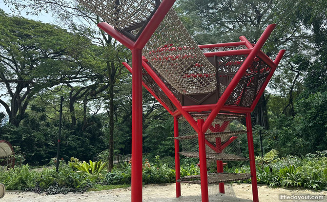 Climbing structure at Bidadari Park Playground