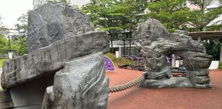 Boon Lay View Playground: Nature Play, Tyres & Hills