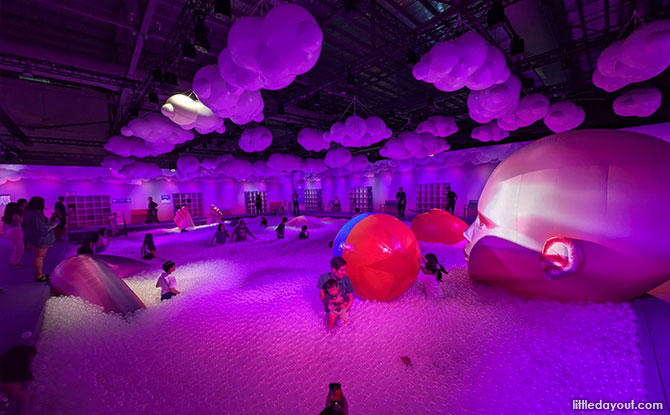 Giant Ball room at Bubble Planet