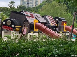 Tiong Bahru Park: Tilting Train Playground, Therapeutic Garden & More