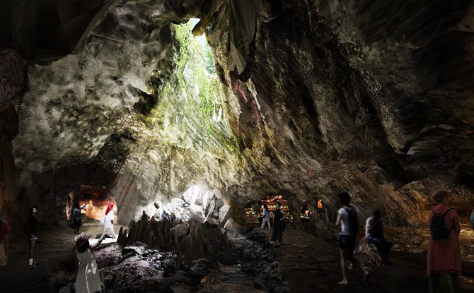 cavern rainforest wild