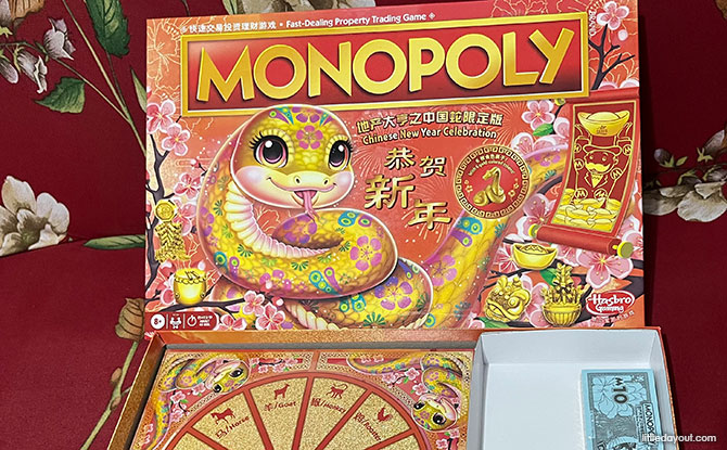 Monopoly Chinese New Year Celebration Edition: Fortune & Favour Around The Game Board