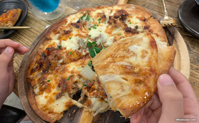 A Meal in an Indoor Garden