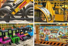 Dig Dig Land: Construction Playground With Kid-Sized Excavators & Cranes