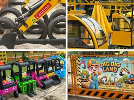 Dig Dig Land: Construction Playground With Kid-Sized Excavators & Cranes