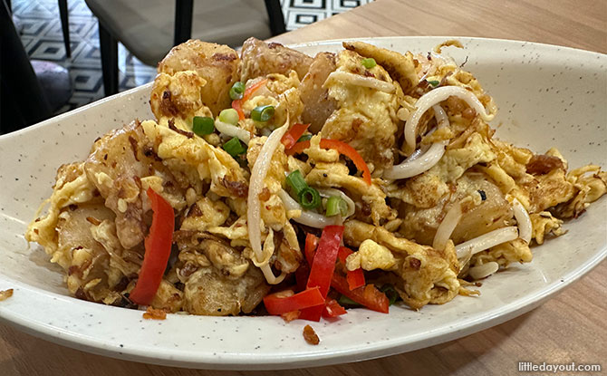 Fried carrot cake at Dim Sum Haus