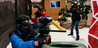 Winter Shooting Arena: Have A Paint Ball Battle At Snow City