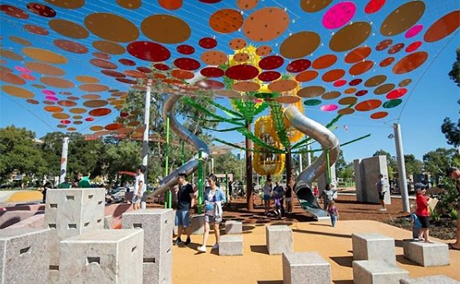 Wellington Square Playground in Perth WA