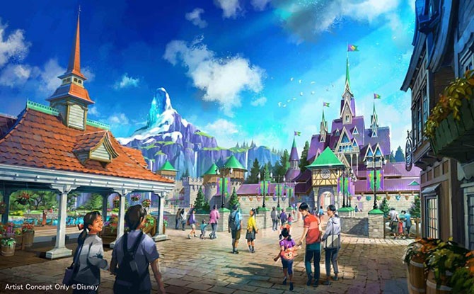 Tokyo DisneySea Gives A Peek Into Arendelle & Rapunzel’s Tower At Fantasy Spring Themed Port Due To Open In 2023