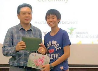 Ryan Tay at the Poetry Competition 2018 Prize Presentation
