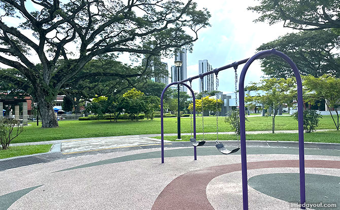 Swings at Faber Hills Playground