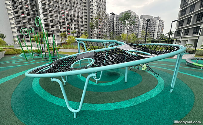 Fernvale Dew Playgrounds Climbing Net