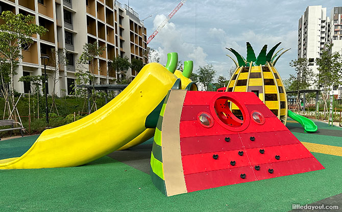Bananas and watermelon playground