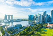 view of singapore skyline by day