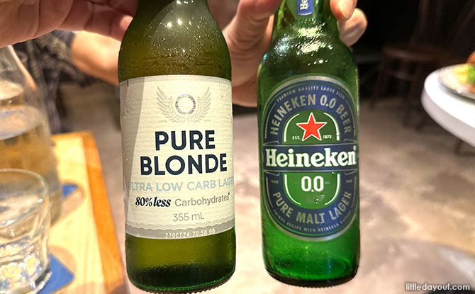 Low Carb Beers at Harry's Singapore