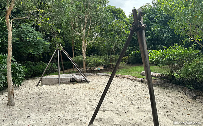 HortPark Nature Playgarden is 0.35ha of lush greenery