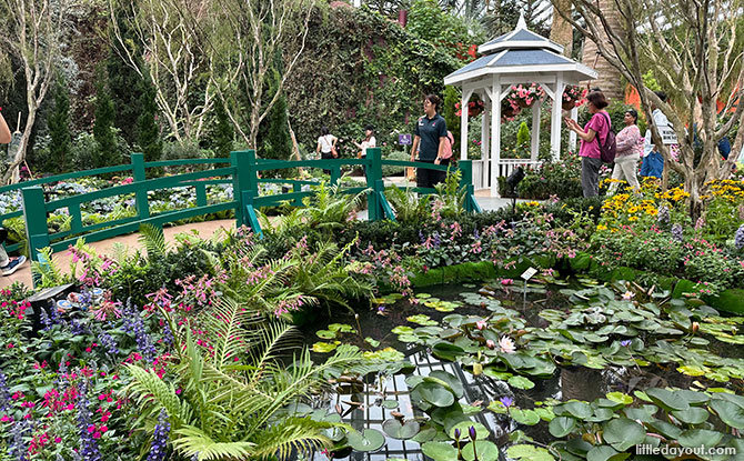 Japanese Bridge at Impressions of Monet