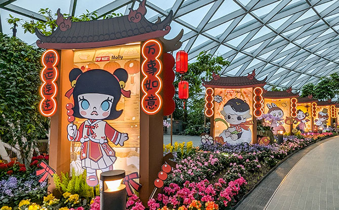 POP MART Chinese New Year Installations at Jewel Changi Airport