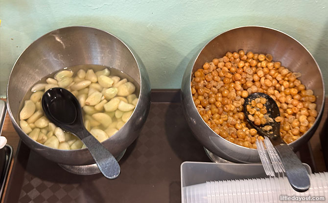 Garlic and Chick Peas