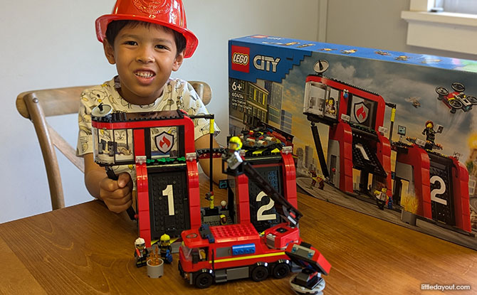 LEGO City 60414 Fire Station with Fire Truck Review