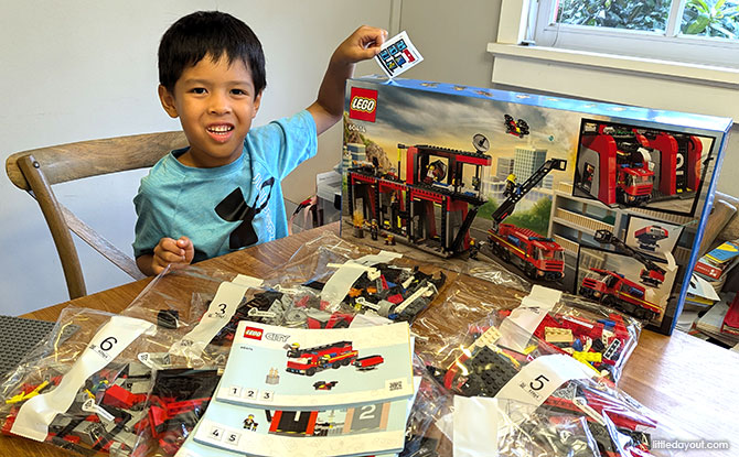 LEGO City 60414 Fire Station with Fire Truck Build Experience