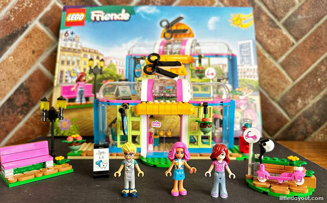 LEGO Friends Build - 41743 Hair Out Salon Day Little A Review: Fun
