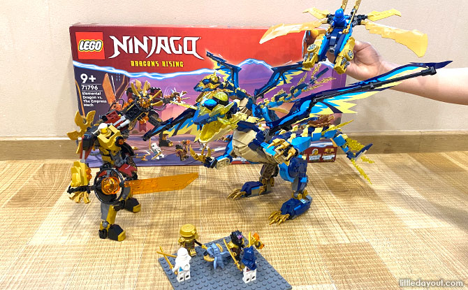 LEGO NINJAGO 71796 Elemental Dragon vs. The Empress Mech Review - Little  Day Out