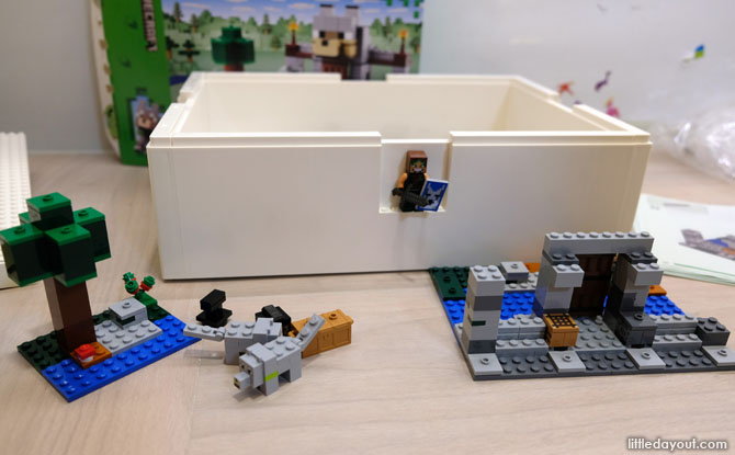 wolf tamer lego wolf stronghold