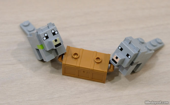 pretty please begging wolves lego wolfstrong hold