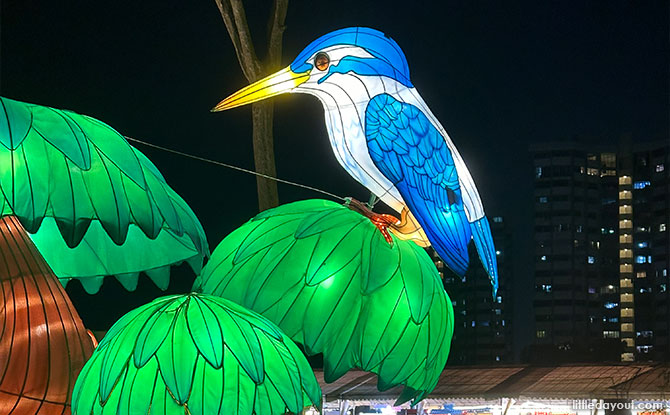 Lantern displays at Jurong Lake Gardens