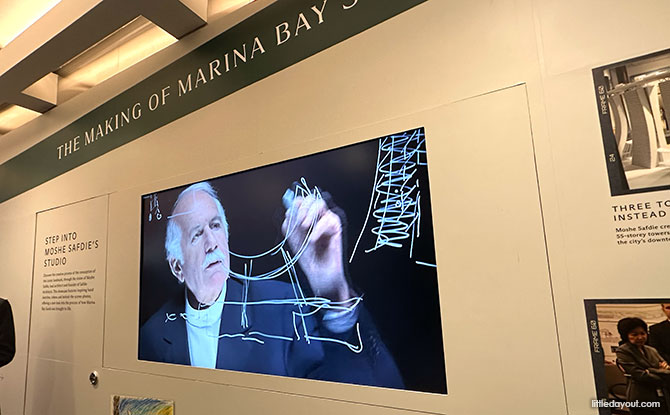 architect Moshe Safdie's vision for the Marina Bay Sands building