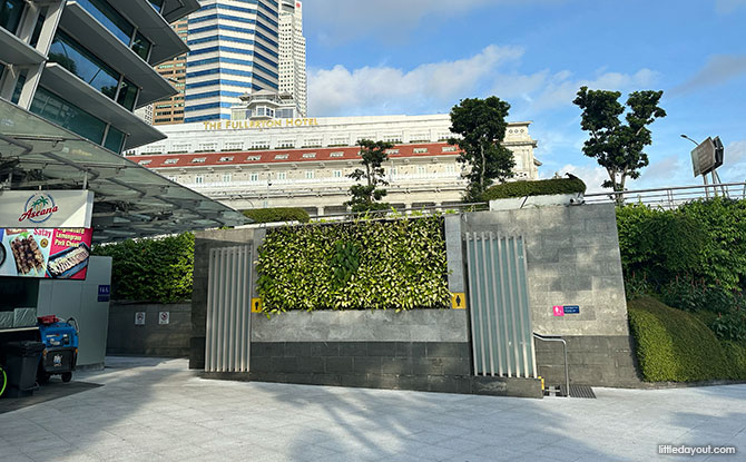 Public restrooms at Merlion Park