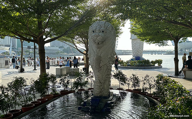 Merlion Park at Marina Bay