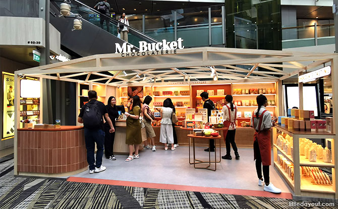 Mr. Bucket Chocolaterie’s First Pop-Up Boutique At Changi Airport T3