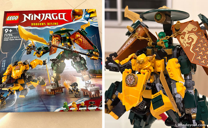 LEGO NINJAGO 71794 Lloyd and Arin's Ninja Team Mechs Review - Little Day Out