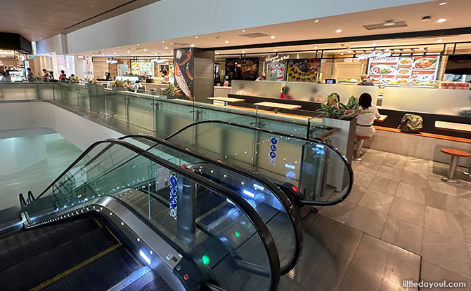 Food court at One @ Kent Ridge